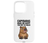 Carcasa para iPhone 15 Pro MAX Los capibaras me Hacen Feliz no Tanto