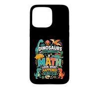 Carcasa para iPhone 15 Pro MAX Los Dinosaurios odian Las matemáticas Miran lo Que Les pasó