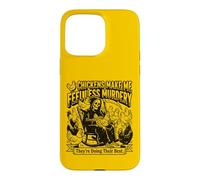 Carcasa para iPhone 15 Pro MAX Los Pollos me Hacen Sentir Menos Asesinato Terapia de gallinero