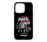 Carcasa para iPhone 15 Pro MAX Made New 2 Corintios 5:17 Christian Faith Streetwear