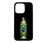 Carcasa para iPhone 15 Pro MAX Madre María Católica Brasileña - Ave María Brasil