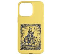 Carcasa para iPhone 15 Pro MAX Mago Montando Criatura Mística Elefante Musaraña Fantasía