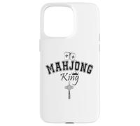 Carcasa para iPhone 15 Pro MAX Mahjong King of Tiles Mens Mahjaholic Men It's Mahjong Time