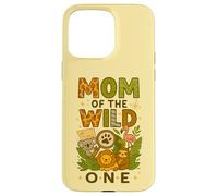 Carcasa para iPhone 15 Pro MAX Mamá de la Salvaje Acogedor Zoológico Cumpleaños Safari Jungle Animal