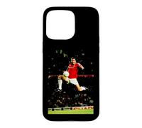 Carcasa para iPhone 15 Pro MAX Manchester United Eric Cantona Leap Copa Mundial de Fútbol