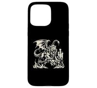 Carcasa para iPhone 15 Pro MAX Manticore Dark Fantasy Monster Criatura mítica Medieval