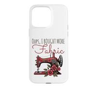 Carcasa para iPhone 15 Pro MAX Máquina de Coser Quilter Costurera Alcantarillado Quilting Lover