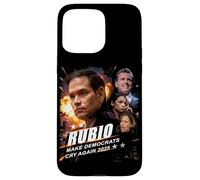 Carcasa para iPhone 15 Pro MAX Marco Rubio 2028 Make Democrats Cry Again Action Poster