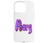 Carcasa para iPhone 15 Pro MAX Mary - Nombre Personalizado para niñas y Mujeres