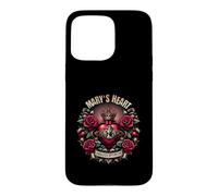 Carcasa para iPhone 15 Pro MAX Mary's Heart & Roses Influenciados por la Edad