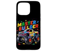 Carcasa para iPhone 15 Pro MAX Master Builder Monster Truck - Bloques de construcción para niños