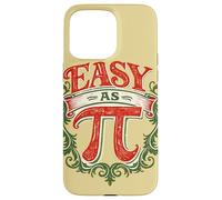 Carcasa para iPhone 15 Pro MAX Matemáticas Retro Tan fáciles como Pi