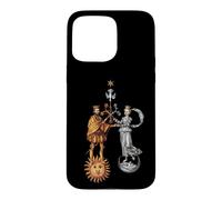 Carcasa para iPhone 15 Pro MAX Matrimonio alquímico del Rey/Reina Sol y Luna