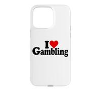 Carcasa para iPhone 15 Pro MAX ME Encanta CORAZÓN APUESTAS Casinos Trading Las Vegas