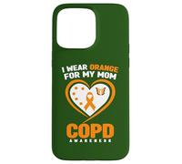 Carcasa para iPhone 15 Pro MAX Me Pongo Naranja para la Conciencia de la EPOC de mi Madre