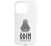 Carcasa para iPhone 15 Pro MAX Meme de mitología vikinga Medieval - Dios nórdico Odin - Pagano