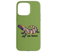 Carcasa para iPhone 15 Pro MAX Mens Womens Kids Desert Lizard Reptile Gila Monster Lover