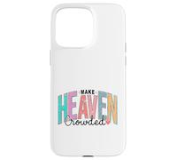 Carcasa para iPhone 15 Pro MAX Mensaje Retro Cristiano del Cielo Cruz fe