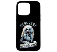 Carcasa para iPhone 15 Pro MAX Meowzart - Teclado de Piano con diseño de Gato Mozart
