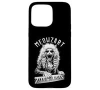 Carcasa para iPhone 15 Pro MAX Meowzart - Teclado de Piano con diseño de Gato Mozart