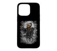 Carcasa para iPhone 15 Pro MAX Mercenario de arpillera como Motivo de Halloween de Jinete