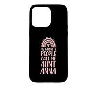 Carcasa para iPhone 15 Pro MAX Mi Gente Favorita me Llama tía Anna Nombre tía