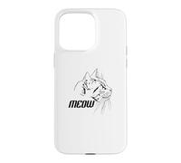Carcasa para iPhone 15 Pro MAX Miau de Gato