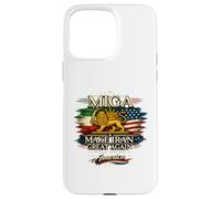 Carcasa para iPhone 15 Pro MAX MIGA Hace Que Irán vuelva a ser Grande León patriótico Sun America