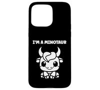 Carcasa para iPhone 15 Pro MAX Minimalist Monster Minotaur Greek Mythology I'm a Minotaur