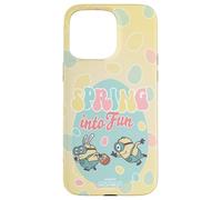 Carcasa para iPhone 15 Pro MAX Minions Easter Spring Into Fun