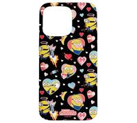 Carcasa para iPhone 15 Pro MAX Minions Valentine Hearts All Over Print