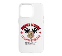 Carcasa para iPhone 15 Pro MAX Misha Moose Mishaoblast Divertido Soviético Retro Propaganda