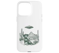 Carcasa para iPhone 15 Pro MAX Misterioso Sombrero de Gato Grande no identificado artesanía Escena árida