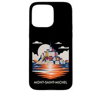 Carcasa para iPhone 15 Pro MAX Mont Saint Michel France Normandy Catholic Travel Lover