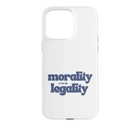 Carcasa para iPhone 15 Pro MAX Moralidad sobre la legalidad Código Moral Brújula Buen Humano Sé Amable