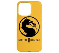 Carcasa para iPhone 15 Pro MAX Mortal Kombat 11 Dragon Black Logo