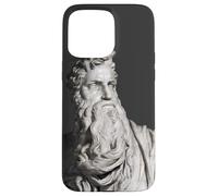 Carcasa para iPhone 15 Pro MAX Moses Miguel Ángel Estatua Renacentista Profeta Torá Biblia
