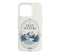 Carcasa para iPhone 15 Pro MAX Mountain River Faith Verse Deep Waters Comfort Cita