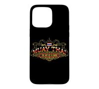 Carcasa para iPhone 15 Pro MAX Muay Thai Arte Marcial De 8 Extremidades MMA Hombres Mujeres Boxeo Tailandés