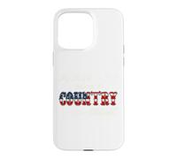 Carcasa para iPhone 15 Pro MAX My Heart Belongs To Country Music Bandera de América Occidental