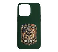 Carcasa para iPhone 15 Pro MAX My Knees and Gout Disagree Divertido Diseño Gota Envejecimiento Broma