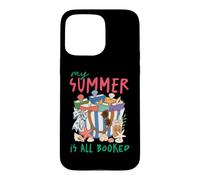 Carcasa para iPhone 15 Pro MAX My Summer Is All Booked Beach Reading Club de Lectura de Vacaciones