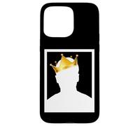 Carcasa para iPhone 15 Pro MAX Mysterious Royal King with Golden Crown Illustration Graphic