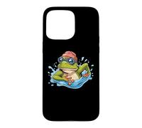 Carcasa para iPhone 15 Pro MAX Nadador Agua Piscina Buceo Anfibio Salto Natación Rana