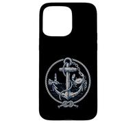 Carcasa para iPhone 15 Pro MAX Nautical Anchor Crab Lighthouse Ocean Design