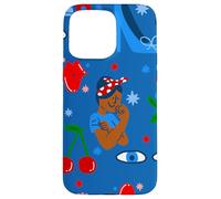 Carcasa para iPhone 15 Pro MAX Negro Africano Rosie The Riveter Rockabilly caprichoso ww2