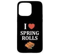Carcasa para iPhone 15 Pro MAX Nem Food Funny Simple Quote I Love Spring Rolls