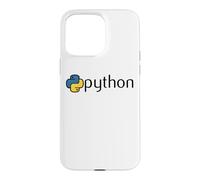 Carcasa para iPhone 15 Pro MAX Nerd Python Programador de Computadoras Programa Geek Profesor de Matemáticas