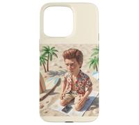 Carcasa para iPhone 15 Pro MAX New Funny Distressed Male Doll Meme, at The Beach
