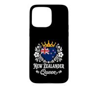 Carcasa para iPhone 15 Pro MAX New Zealander Queen New Zealand Flag Proud Woman
